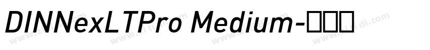 DINNexLTPro Medium字体转换